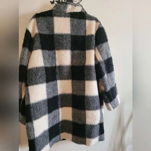 Marine Layer Stephanie Gingham Coat - Picture 4 of 8